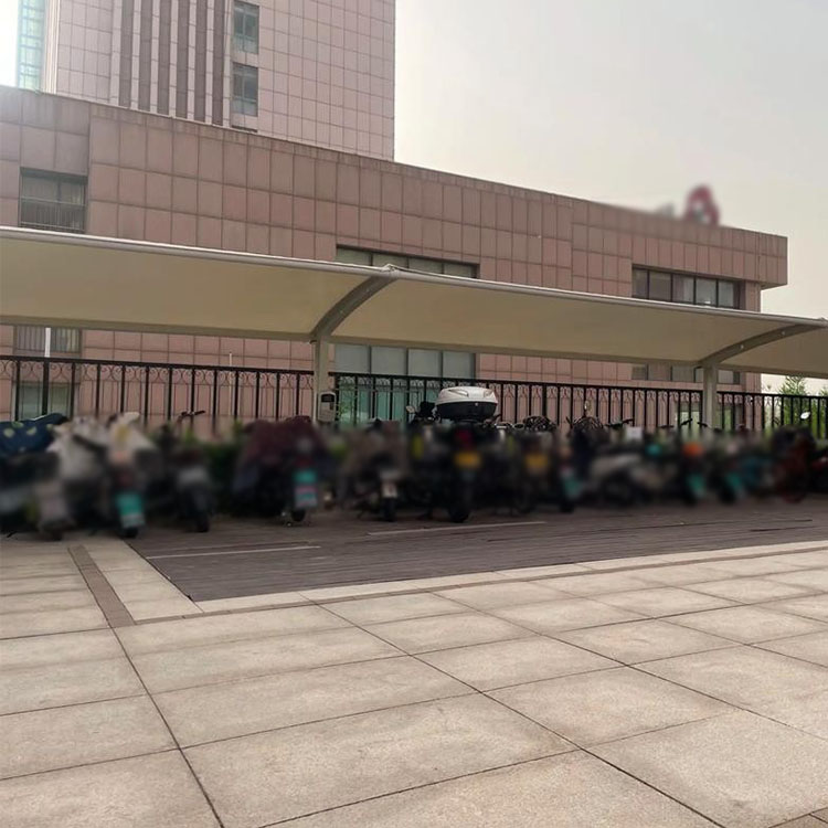 曲周县膜结构电动车棚